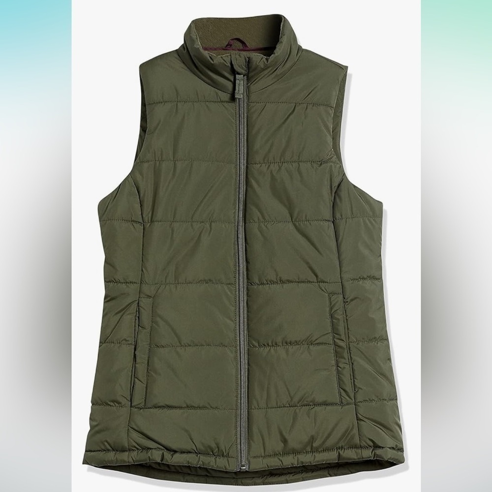 NWT Amazon Essentials Women's Mid-Weight Puffer Vest small